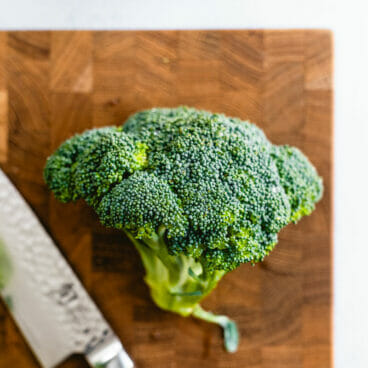 How to cut broccoli