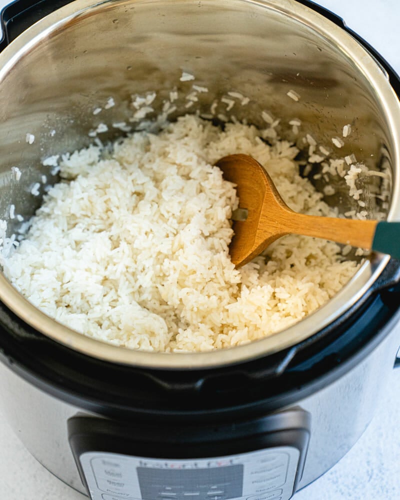 Jasmine rice in pressure cooker