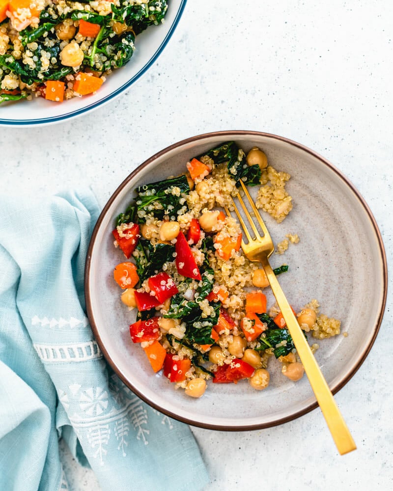 Kale quinoa salad