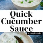 Quick Cucumber Sauce