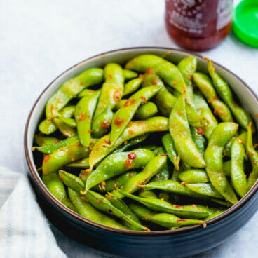 Spicy edamame
