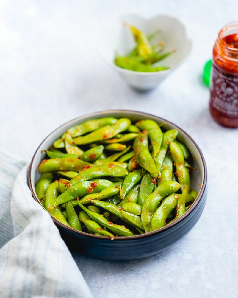 Spicy edamame