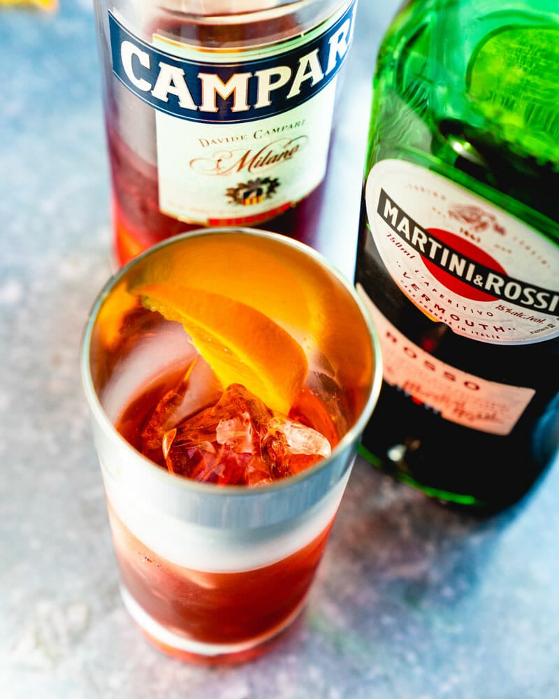 Americano: Campari and vermouth