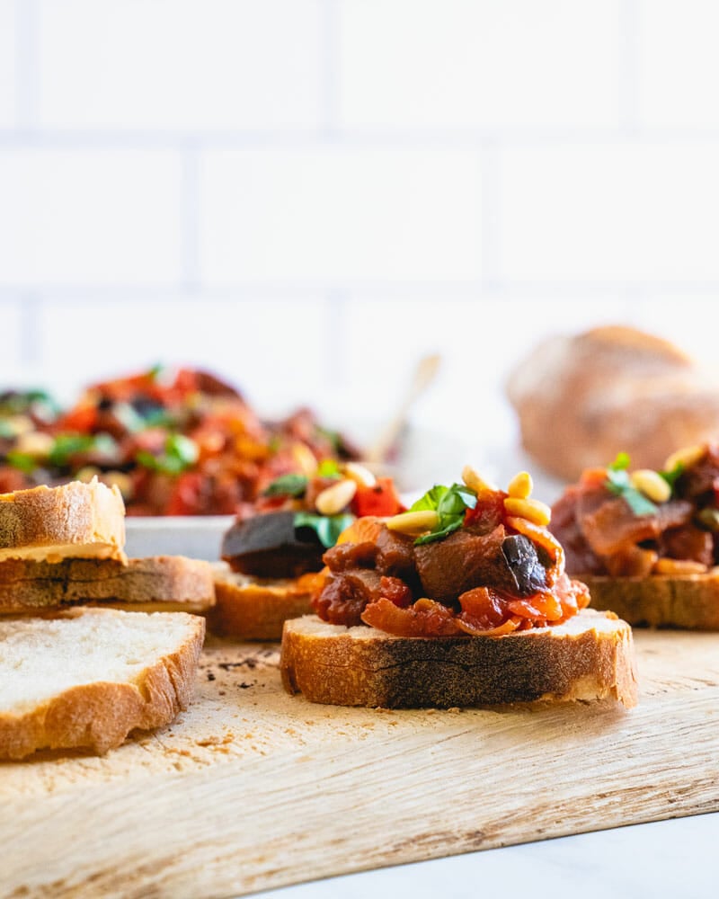 Eggplant caponata