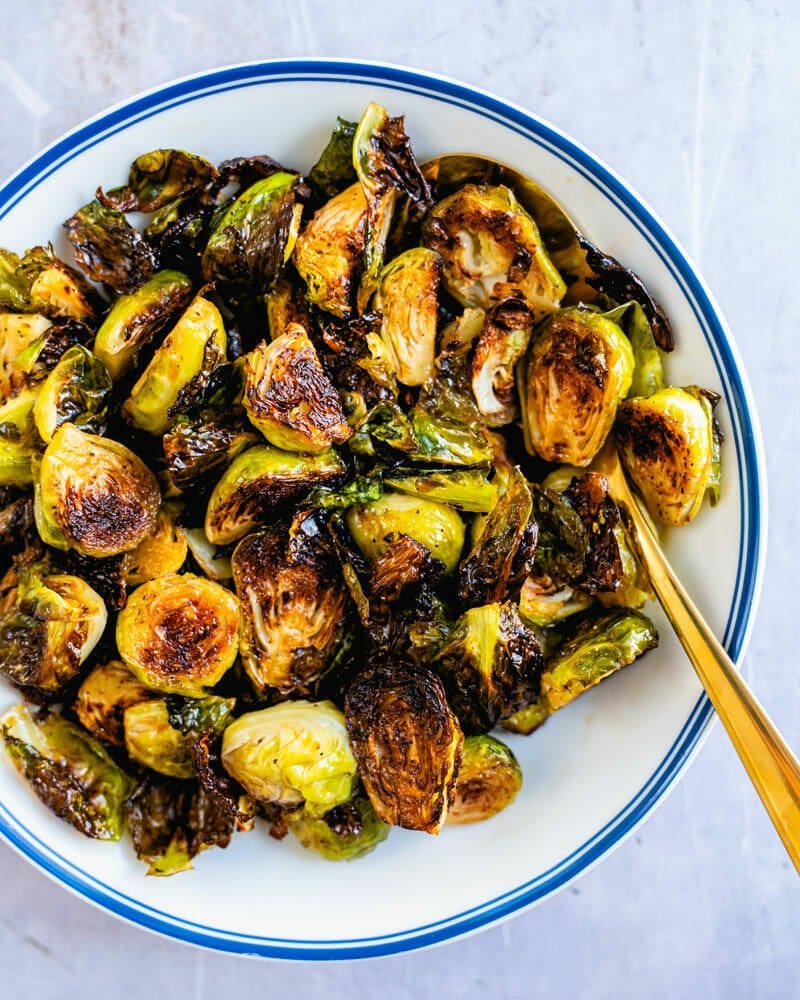 Spicy Brussels sprouts