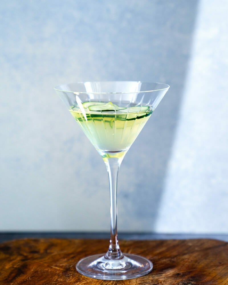 Cucumber martini