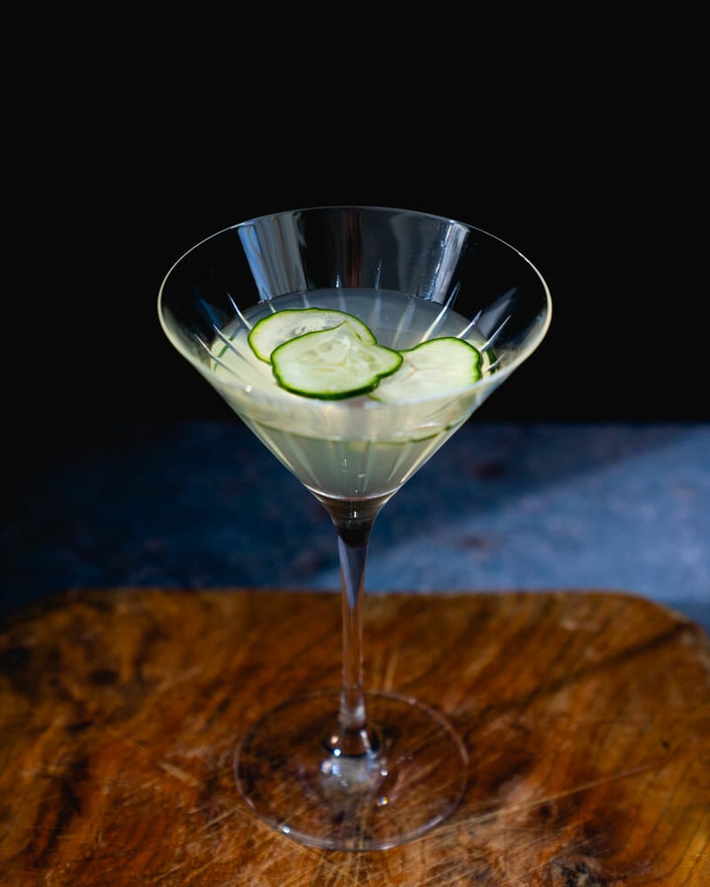 Cucumber martini