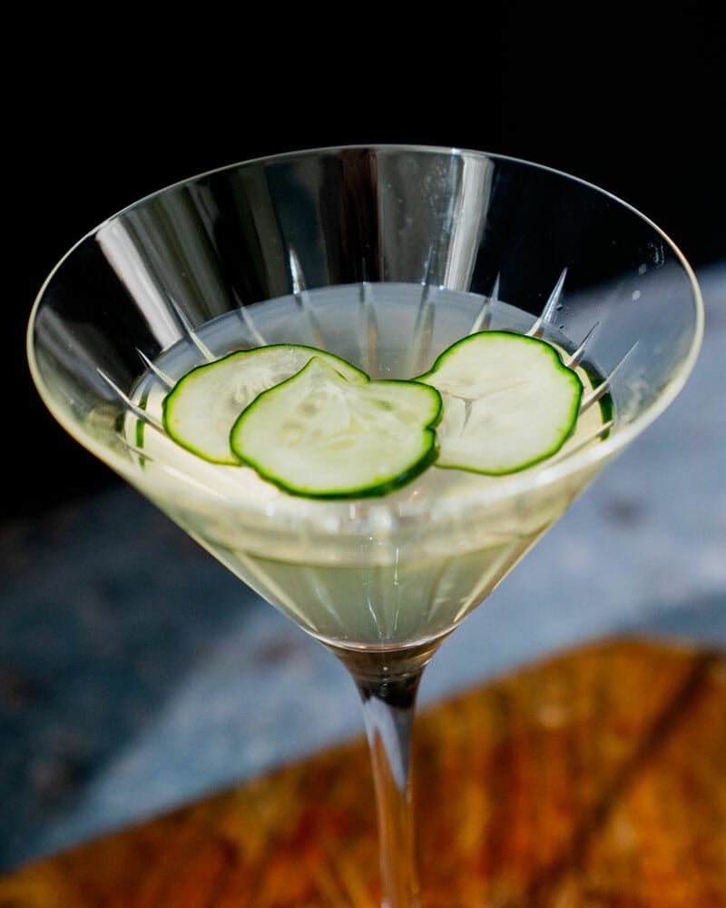 Cucumber martini