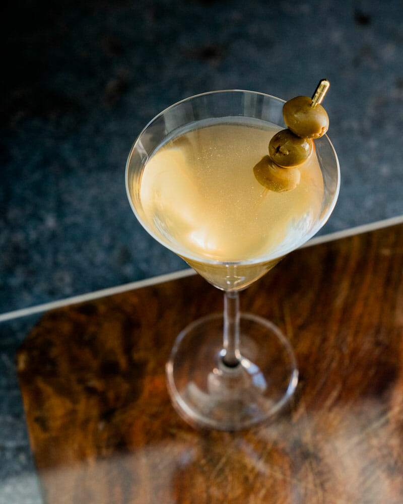 Dirty martini