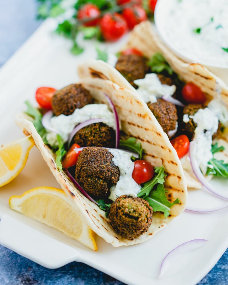 Best falafel in pita bread