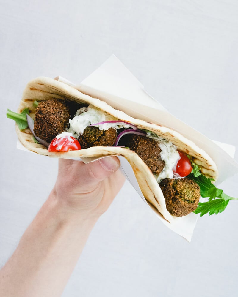 Falafel in pita