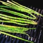 Grilled asparagus