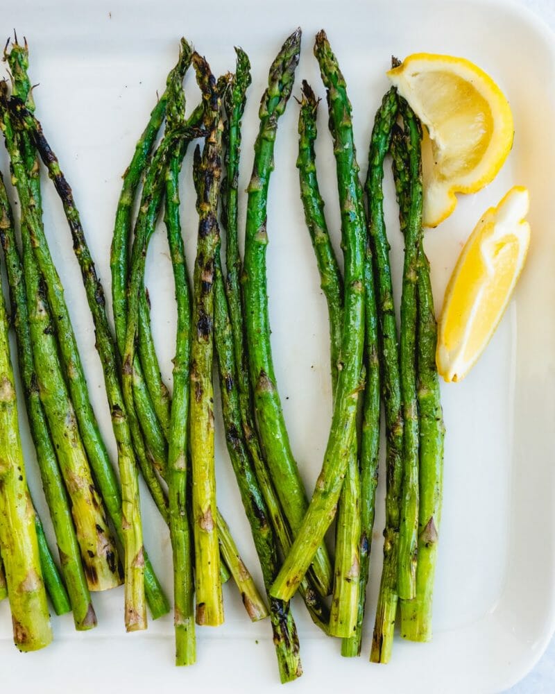 Grilled asparagus