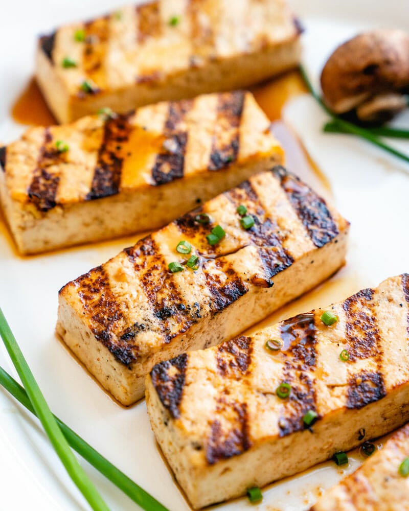 Grilled tofu