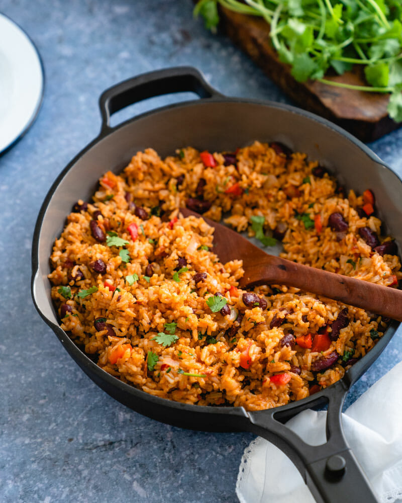 Spanish rice and beans