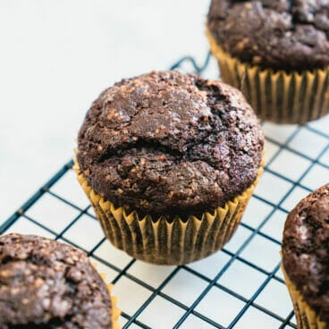 Chocolate banana muffins