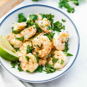 Cilantro lime shrimp