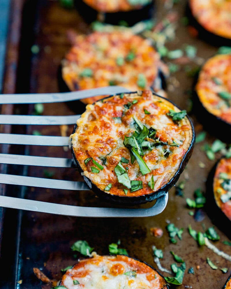 Eggplant pizza