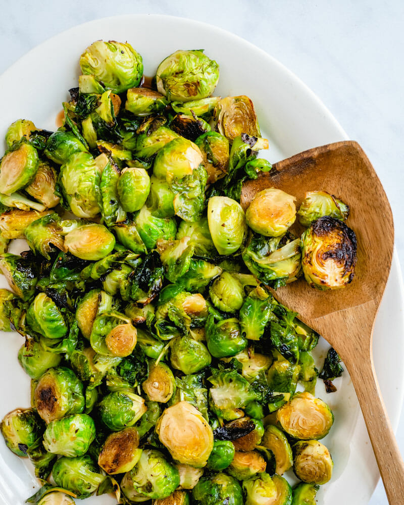 Grilled Brussels sprouts