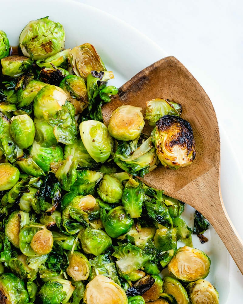 Grilled Brussels sprouts