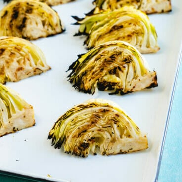 Grilled cabbage