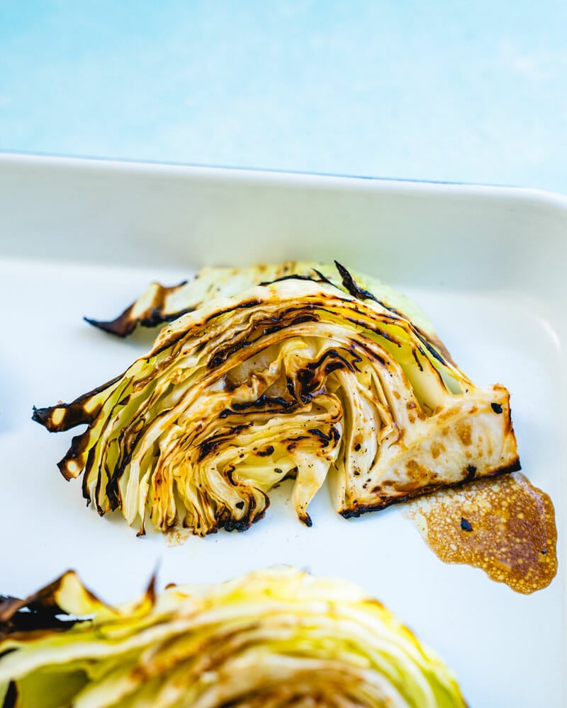Grilled cabbage