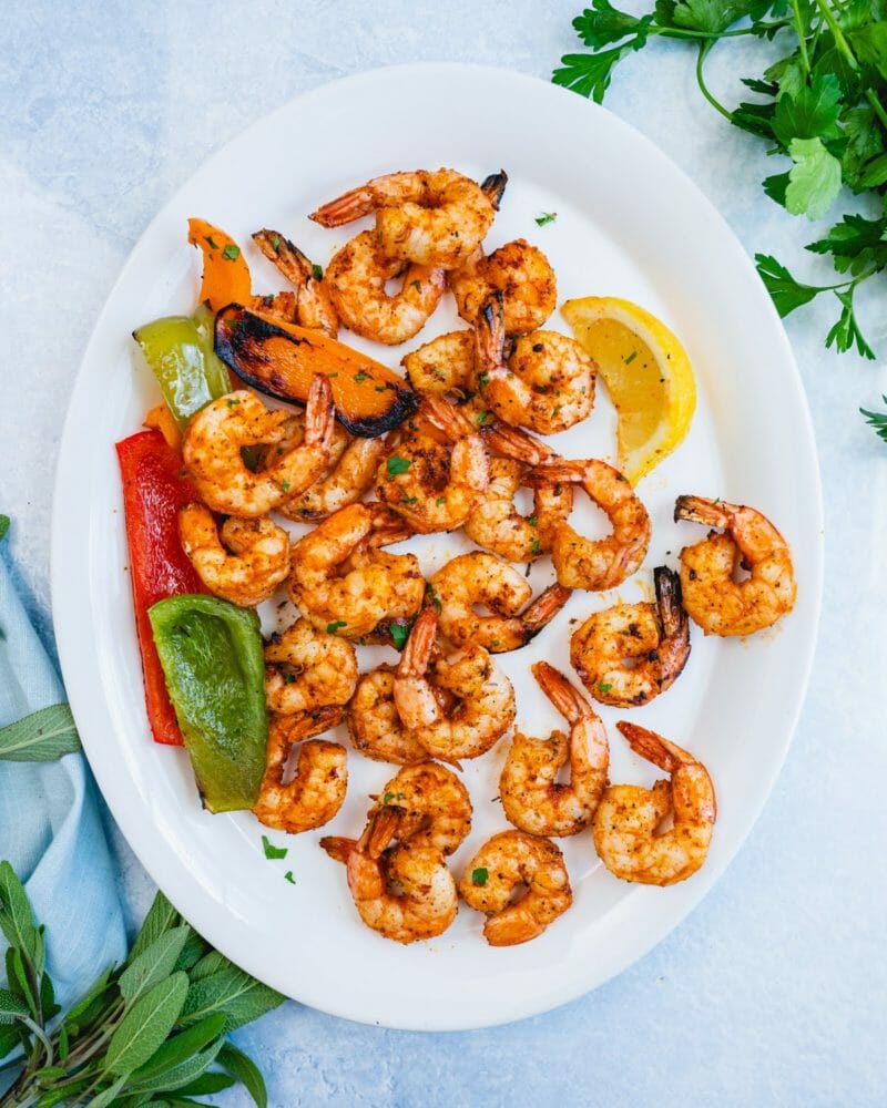 Grilled Cajun shrimp
