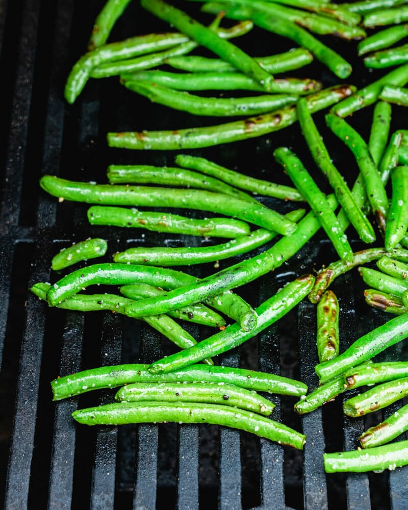 How to grill green beans