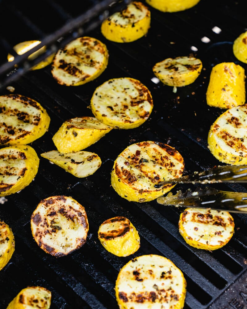 How to grill squash