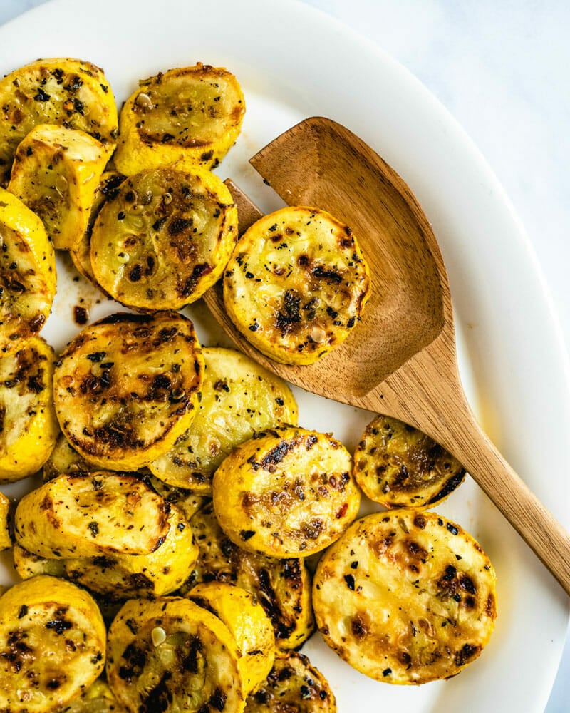 Grilled squash