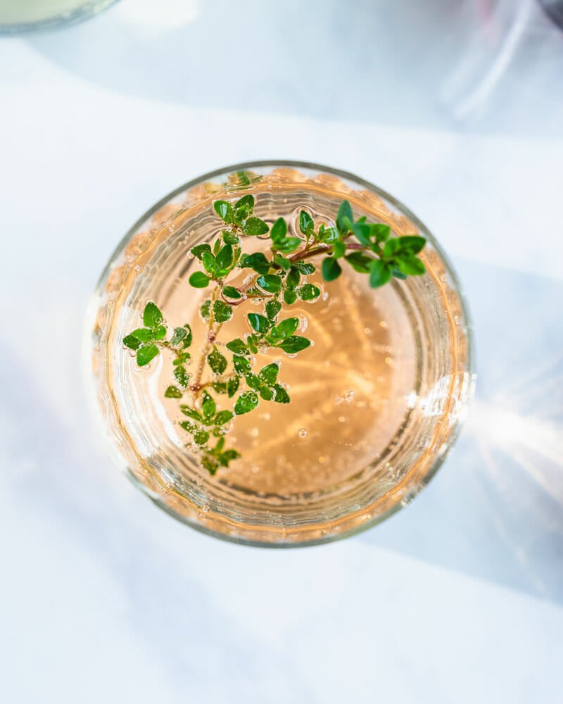 Rose spritzer