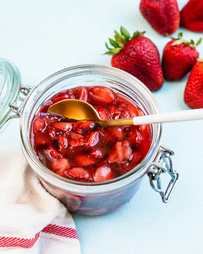Strawberry sauce