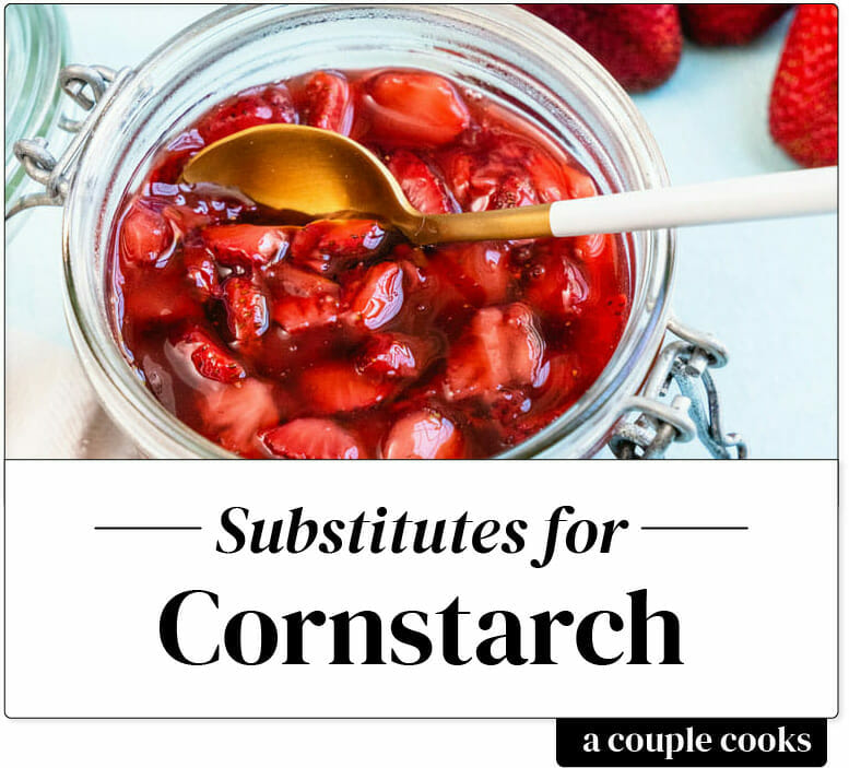 Substitutes for Cornstarch