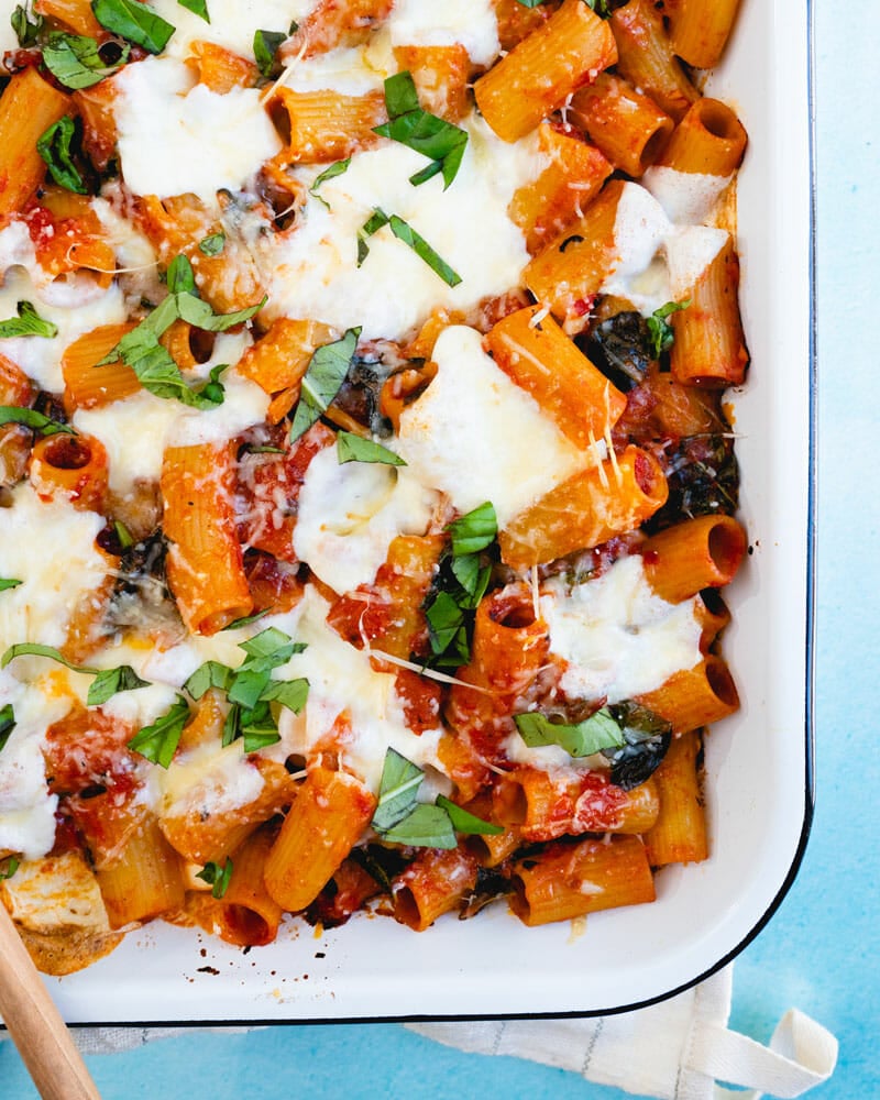 Baked rigatoni