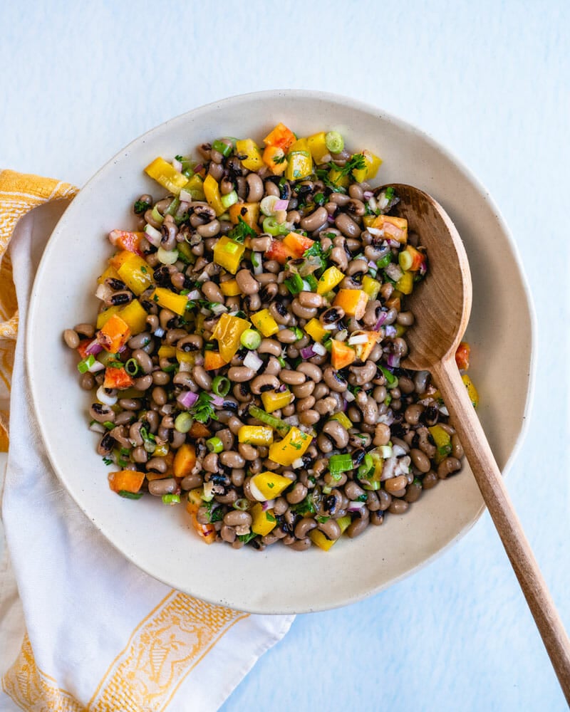 Black eyed pea salad