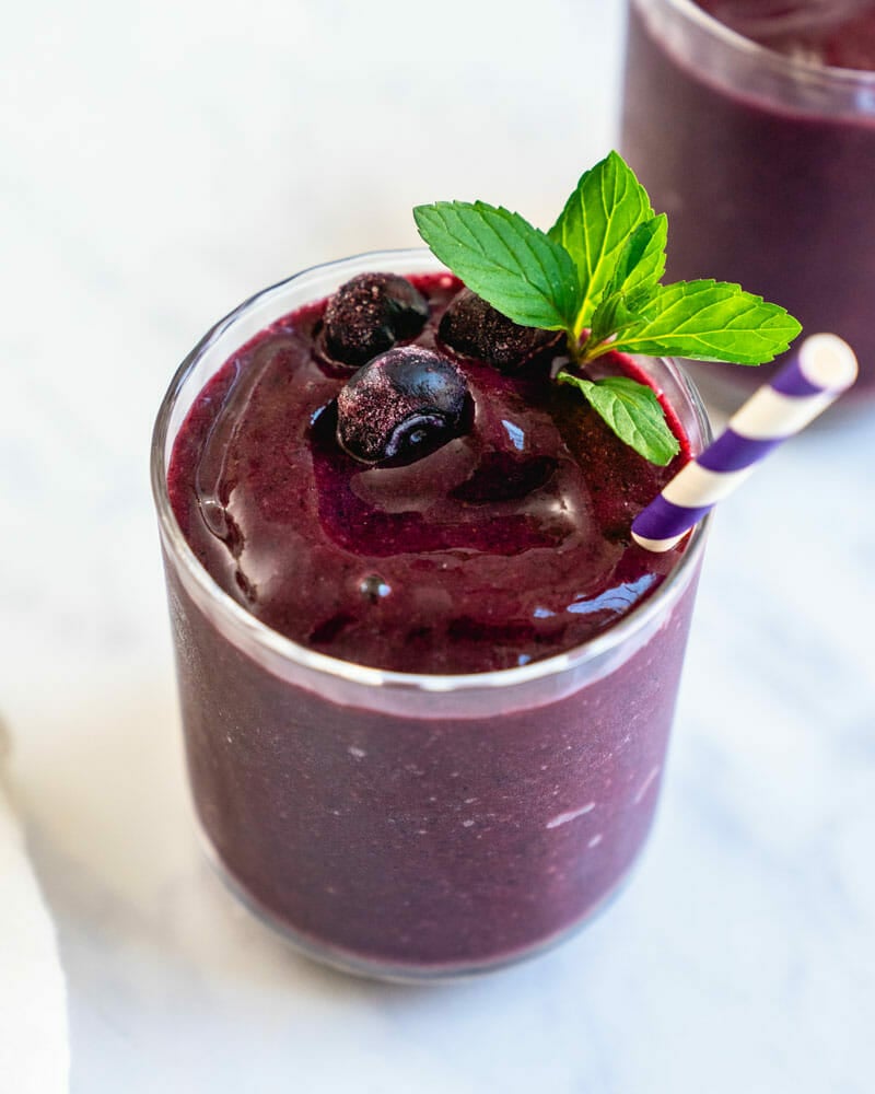 Blueberry banana smoothie