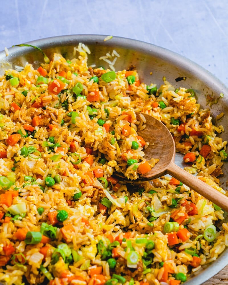 Homemade fried rice