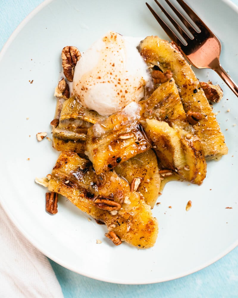 Grilled bananas
