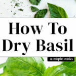How to Dry Basil