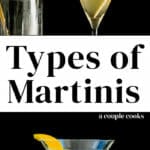 Types of Martinis