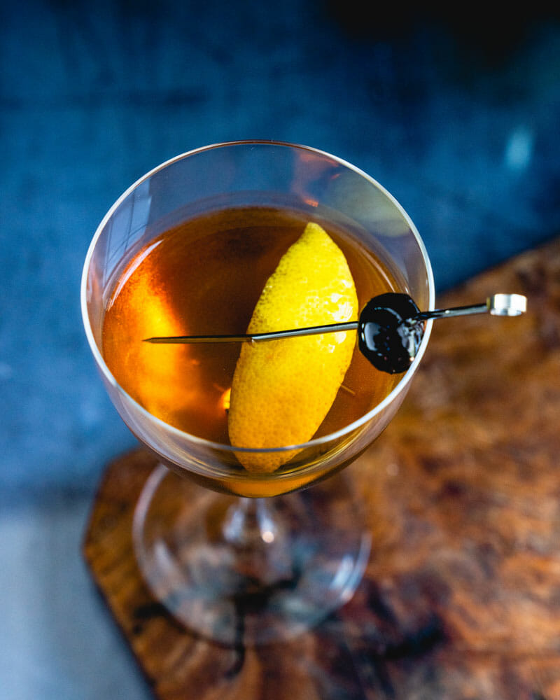 Garnish for Bijou drink