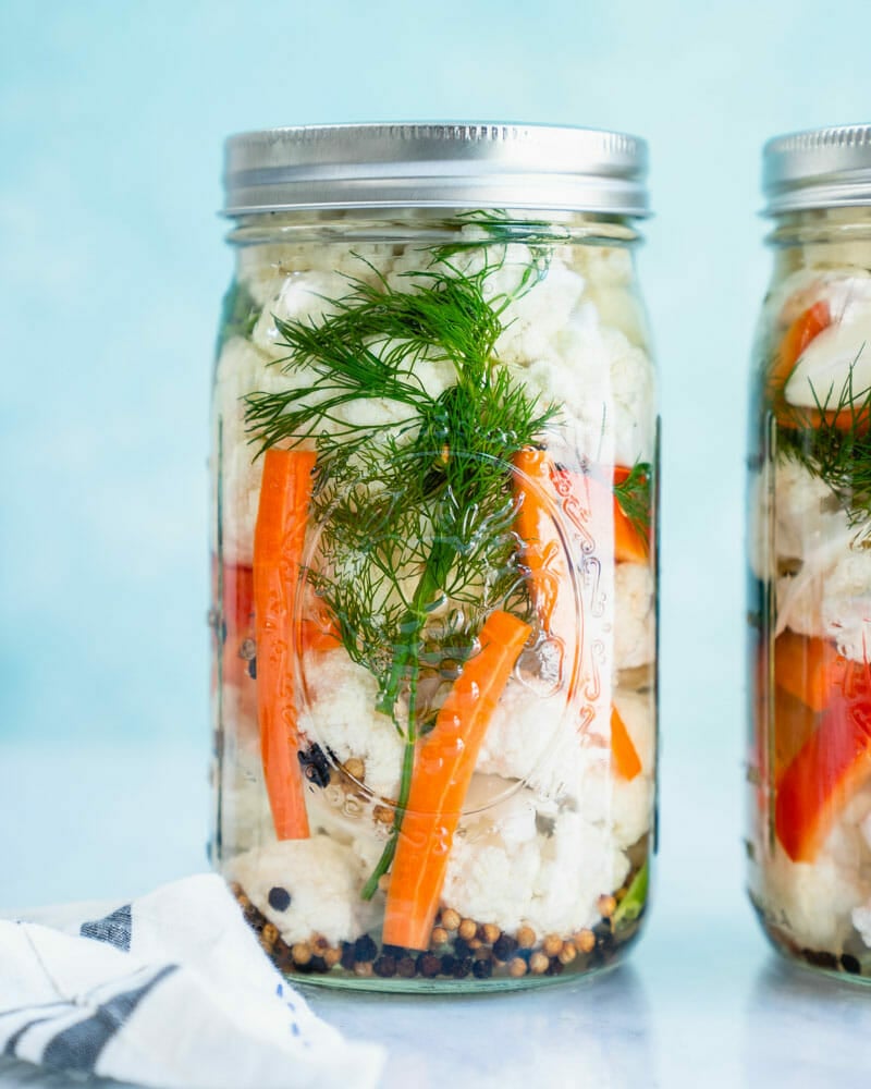 Pickled cauliflower