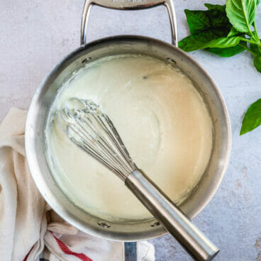 Parmesan cream sauce