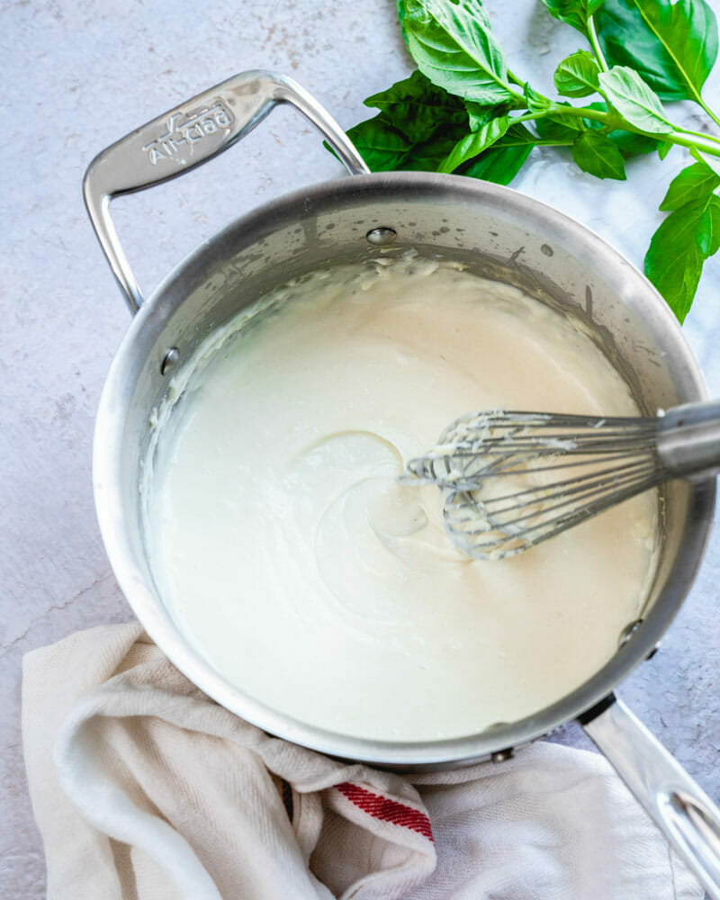 Parmesan cream sauce