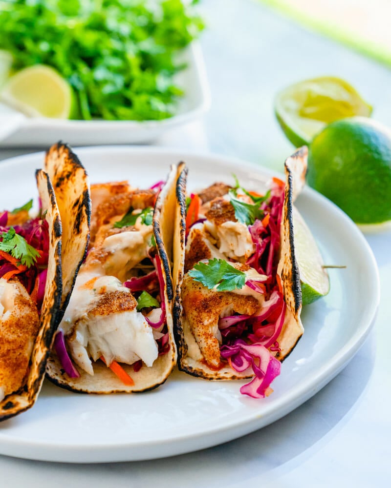 Tilapia fish tacos