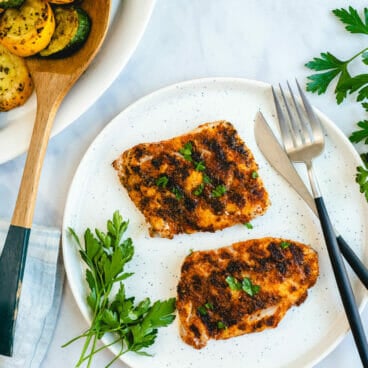 Grilled cod