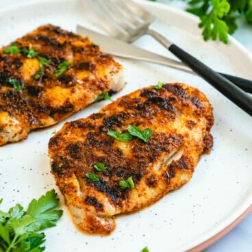 Grilled cod