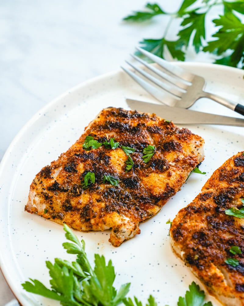 How to grill cod