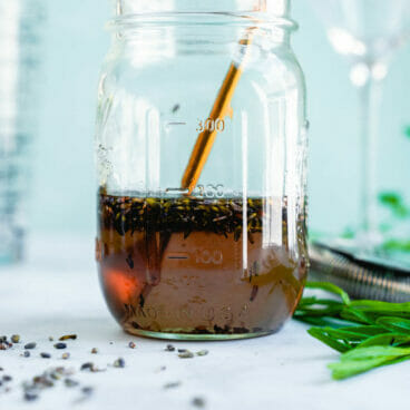 Lavender simple syrup