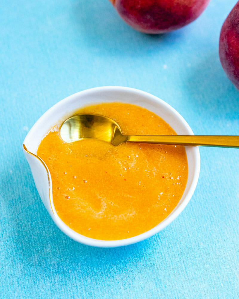 Peach puree
